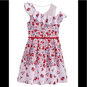 Beauties Big Girls Floral Print Dress